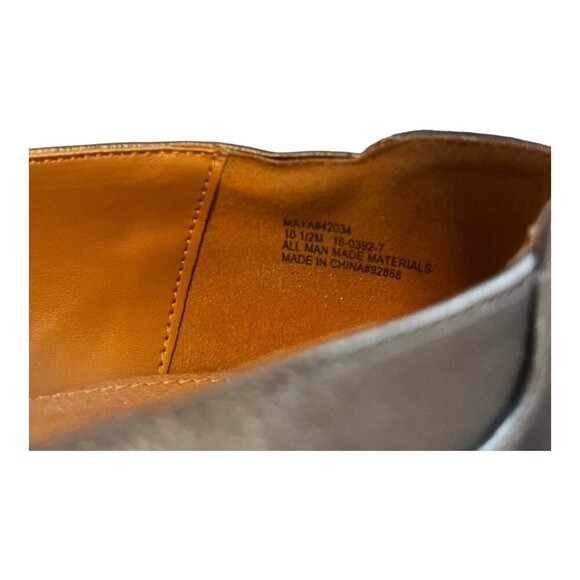 Comfortview Womens Metallic Gray Slip-On Shoes 10W Faux Leather Padded Insoles - Picture 6 of 11